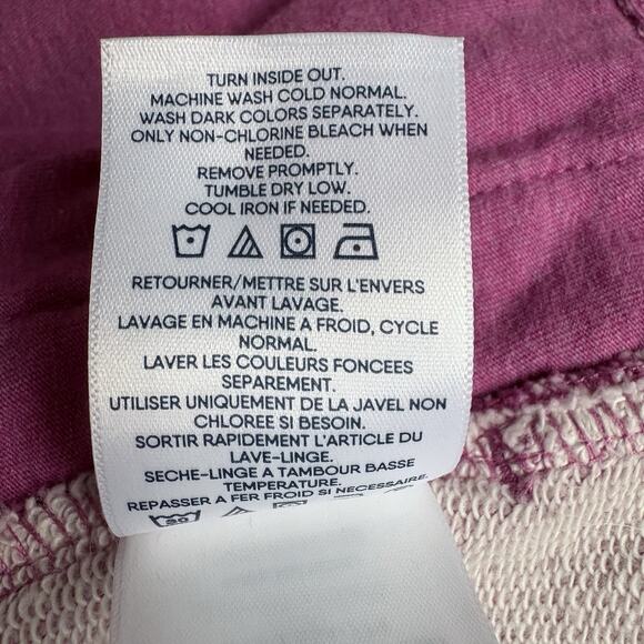 Lands End Serious Sweats Pink Full Zip Vest Soft Cotton Blend 2X 20W-22W Cozy - Picture 12 of 15